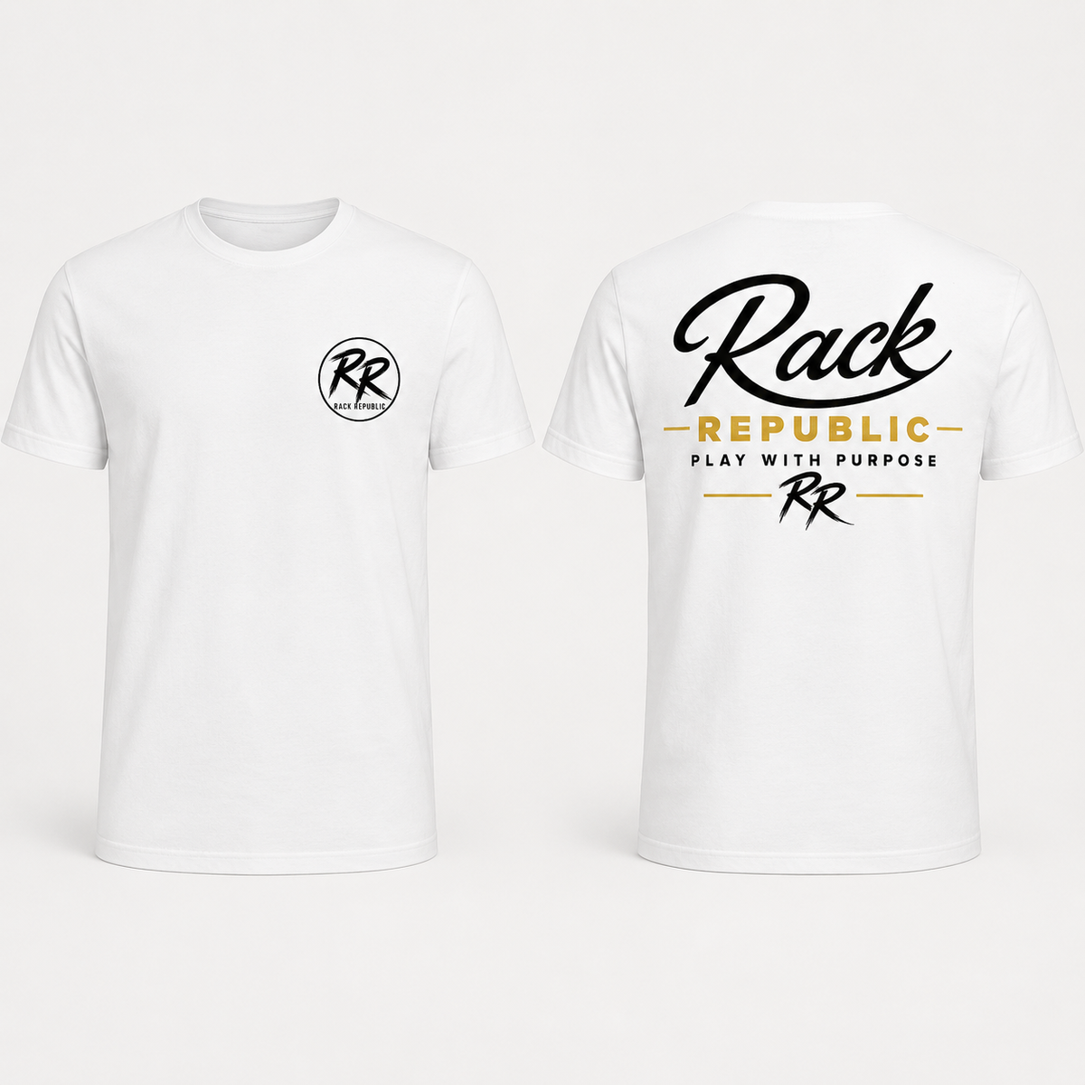 Rack Republic Play With Purpose Billiards T-Shirt