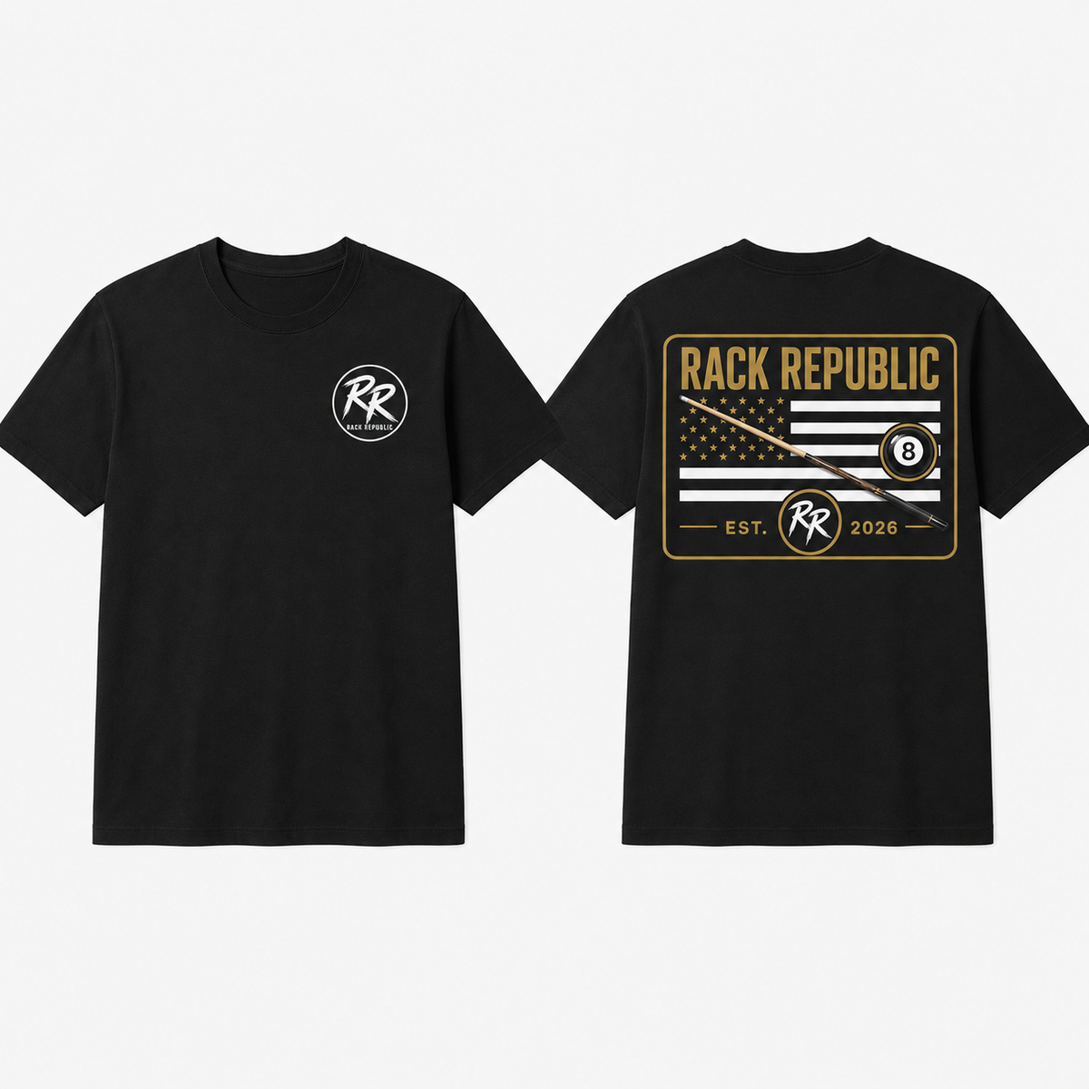 Rack Republic American Billiards Flag T-Shirt