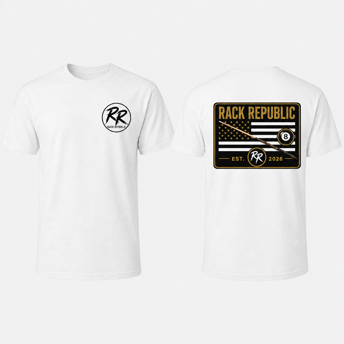 Rack Republic American Billiards Flag T-Shirt
