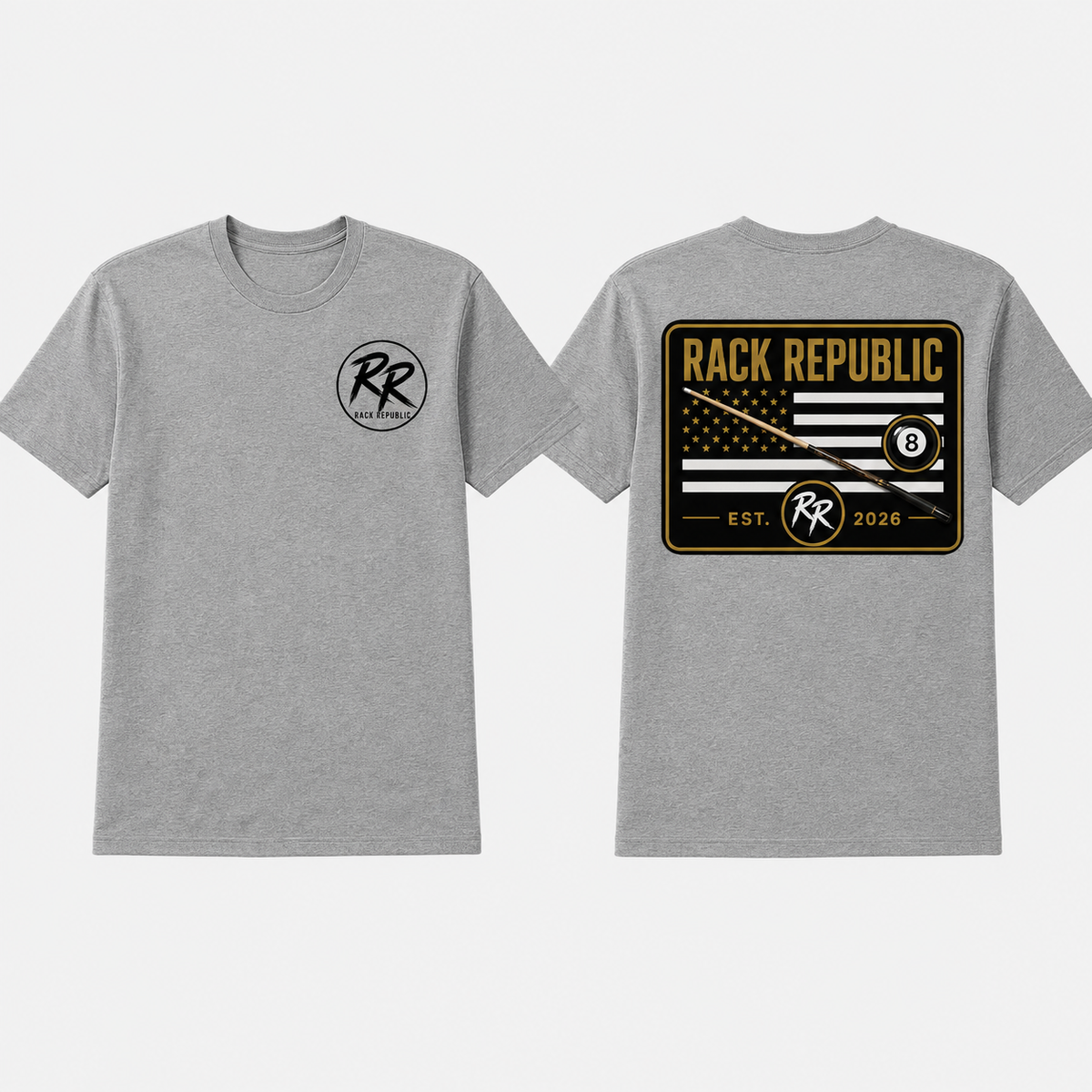 Rack Republic American Billiards Flag T-Shirt