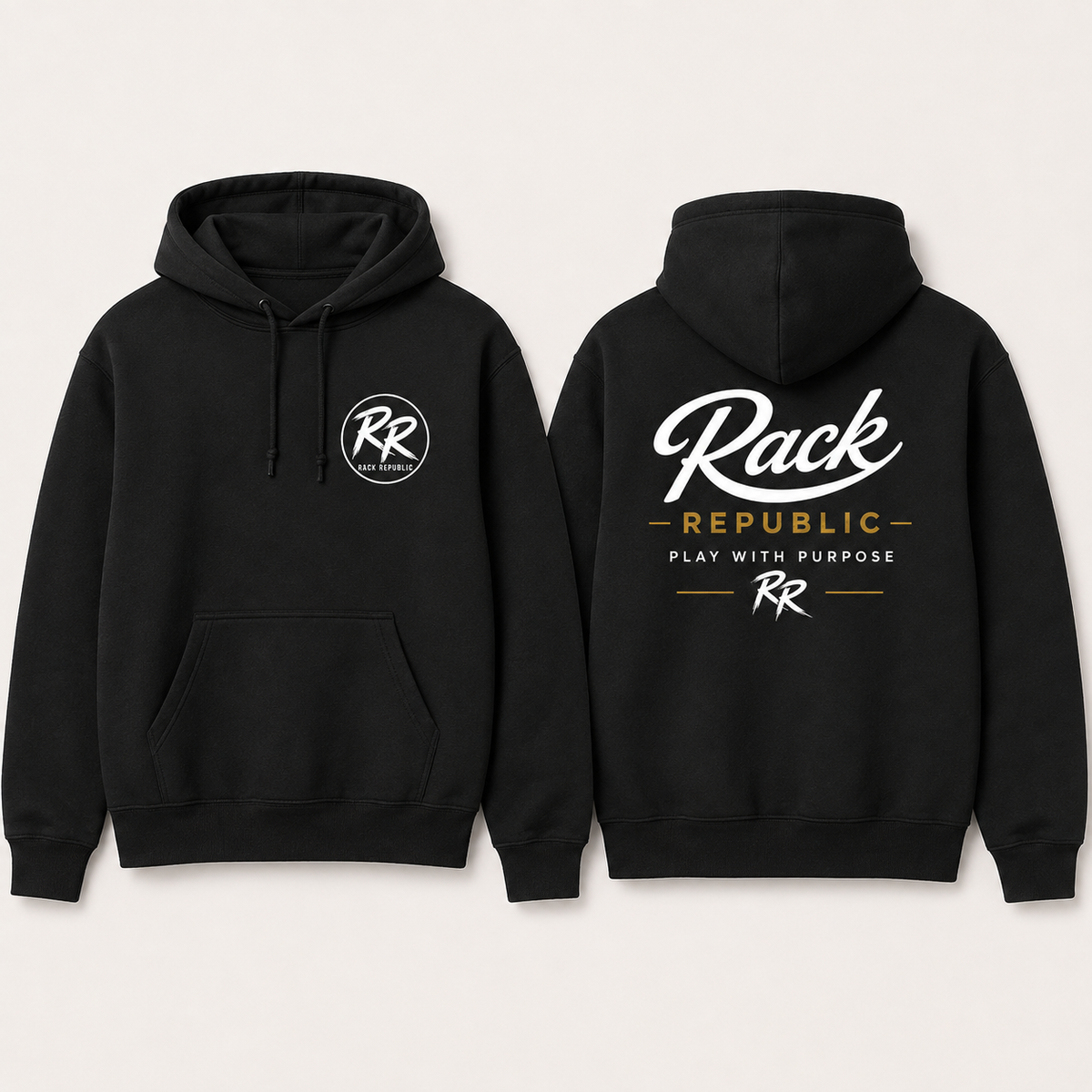 Rack Republic Script Play With Purpose Pullover Hoodie